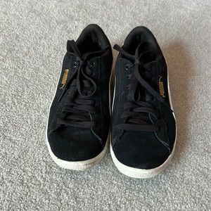 Puma Black Suede Sneakers